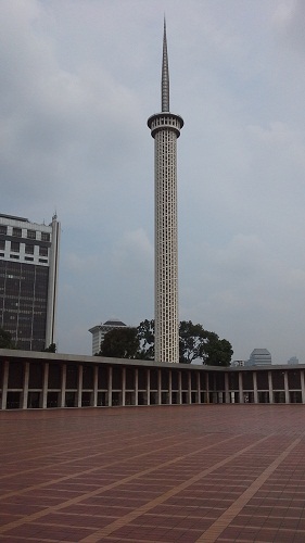 Menara Masjid Istiqlal Jakarta (Kamis18 Agustus 2016)