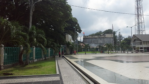 Plaza dan Taman Masjid Agung Babussalam Sabang Pulau Weh (Kamis 29 Desember 2016)