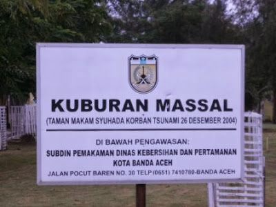 Kuburan Masal Ulee Lheue Korban Tsunami Tahun 2004, Jl.Pocut Baren No.30 Ulee Lheue Banda Aceh